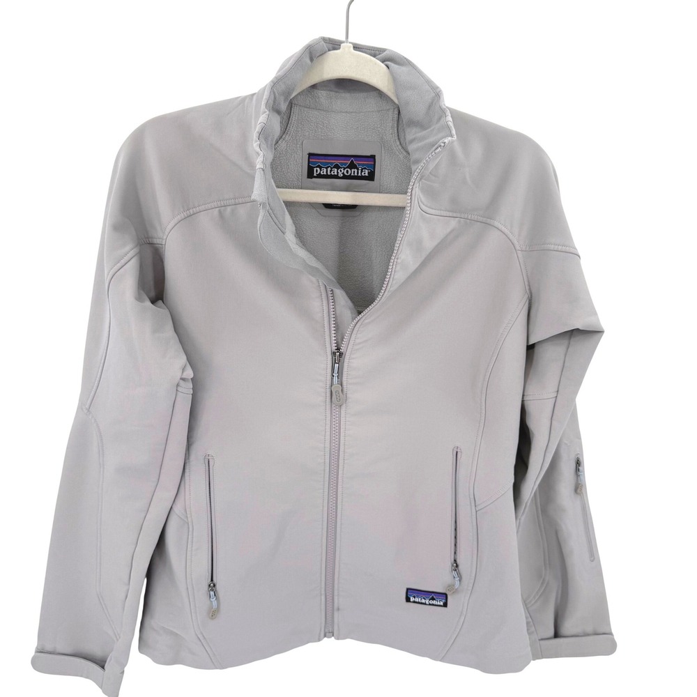 Patagonia Alpine Guide Softshell Jacket Womens Full Zip Fleece Lined Windproof